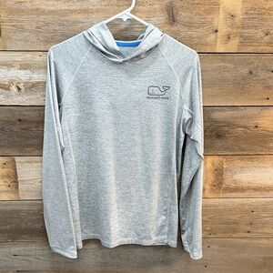 Vineyard Vines Light Gray Long Sleeve Hoodie